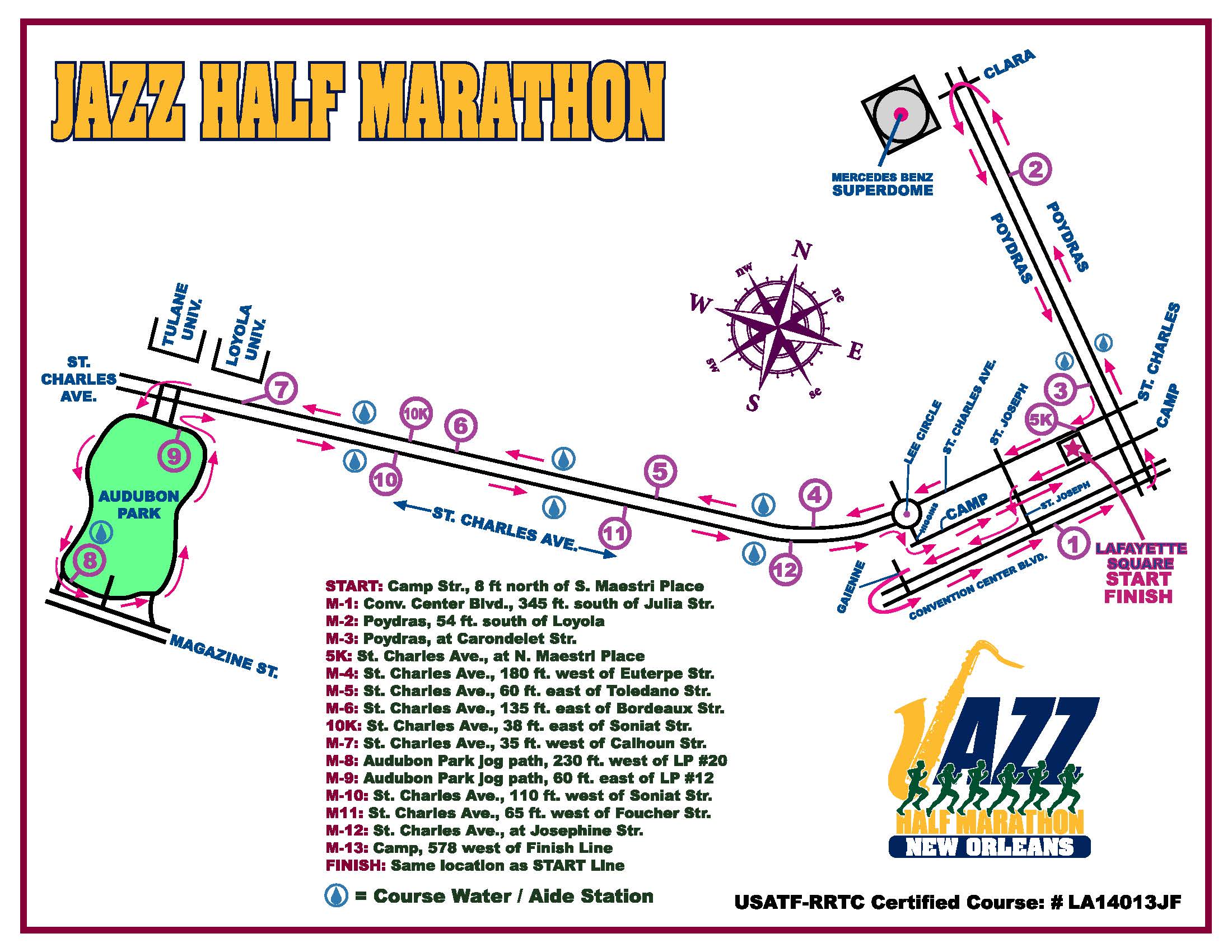 Jazz Half Marathon Route, Timing and Traffic Impacts NOLA Ready