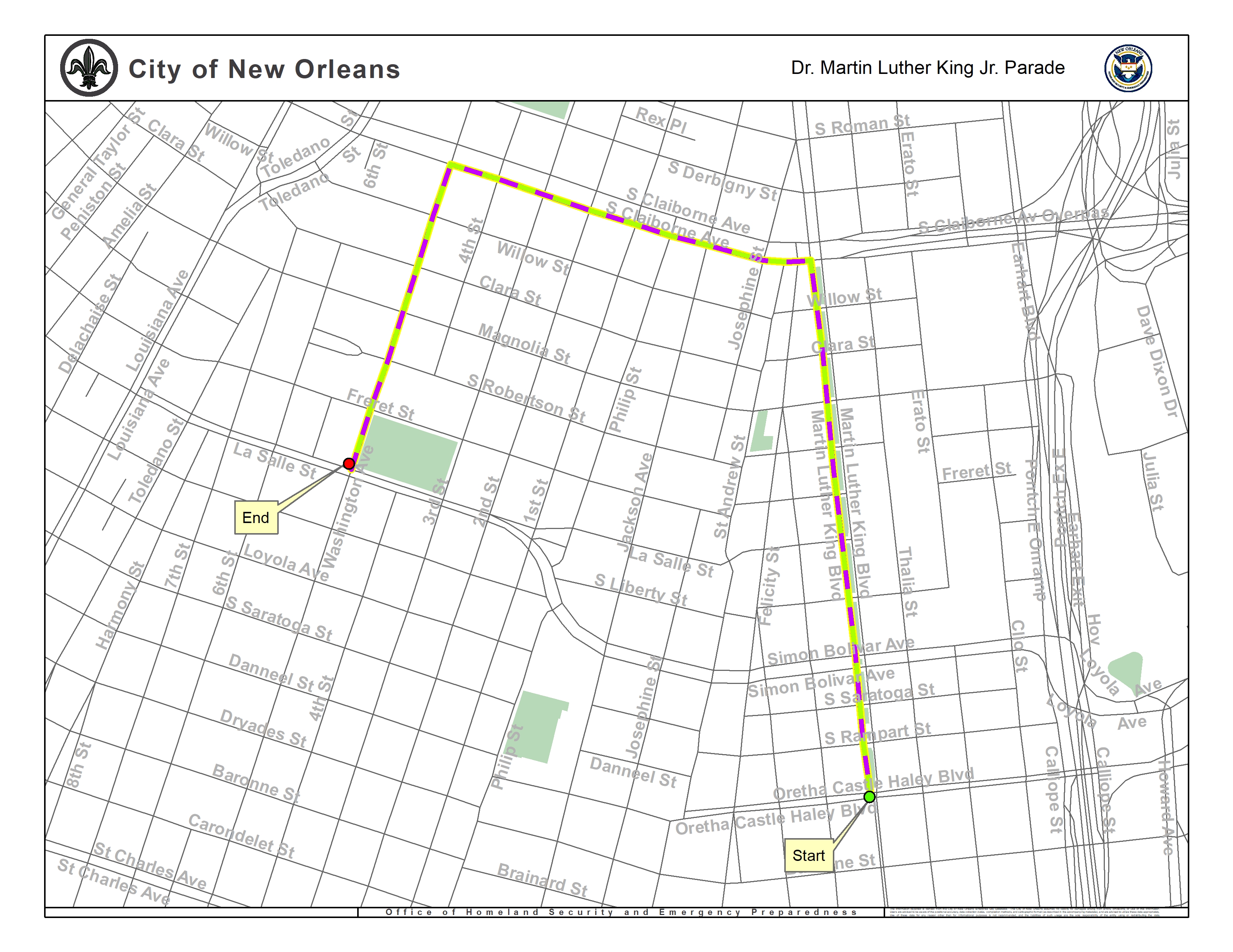 Martin Luther King Jr. Day Program and March NOLA Ready